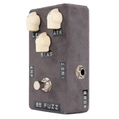 SHINS 65 Fuzz Pedal In Grey Suede