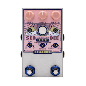 Beetronics Seabee Lite Stereo Harmochorus Effects Pedal in Pink - Image 2