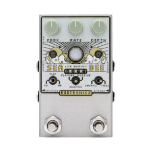 Beetronics Seabee Lite Stereo Harmochorus Effects Pedal in Cream - Image 2