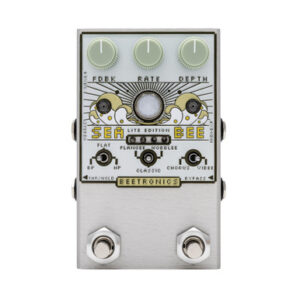 Beetronics Seabee Lite Stereo Harmochorus Effects Pedal in Cream - Image 1