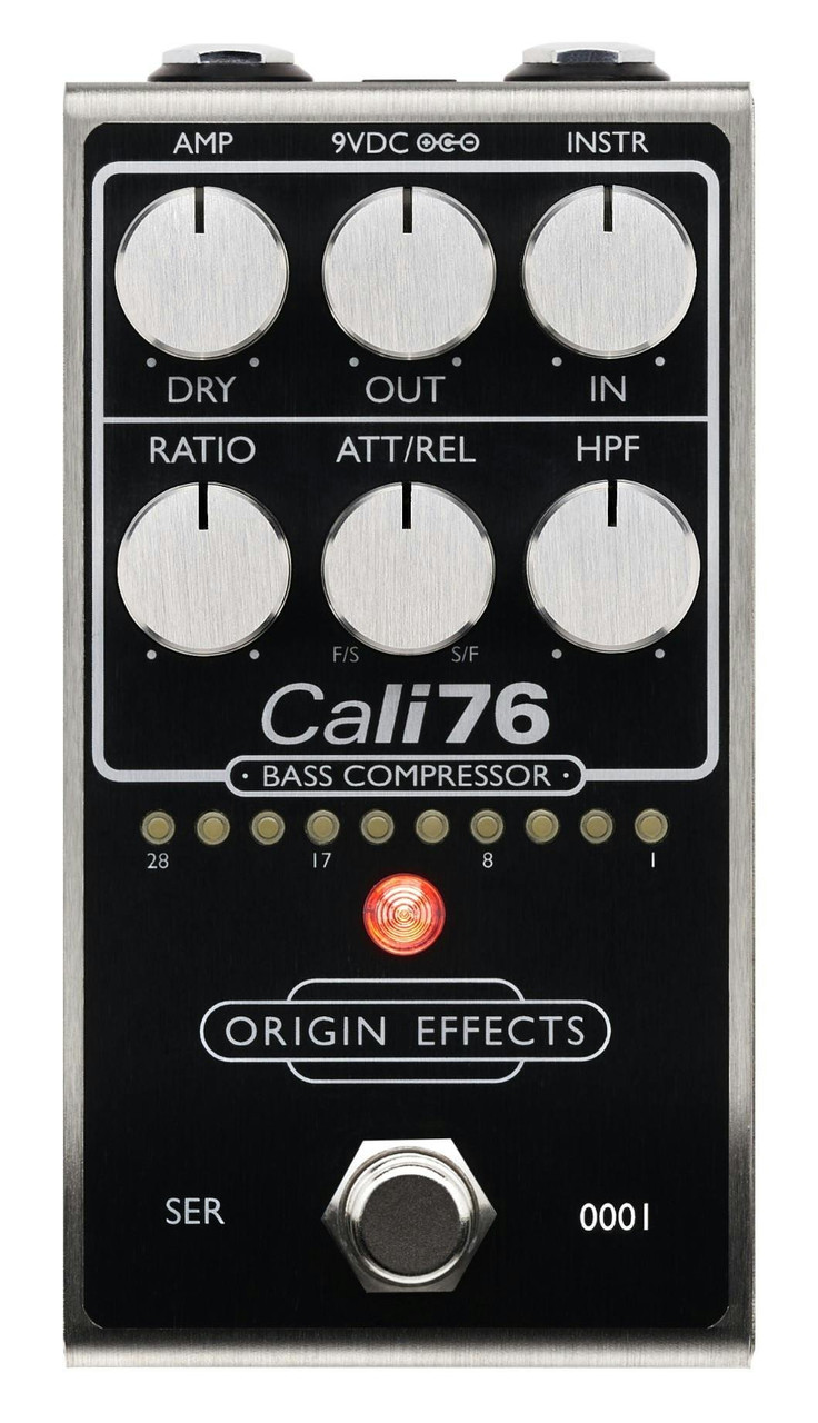 Origin Effects Cali76 Bass Compressor in Black