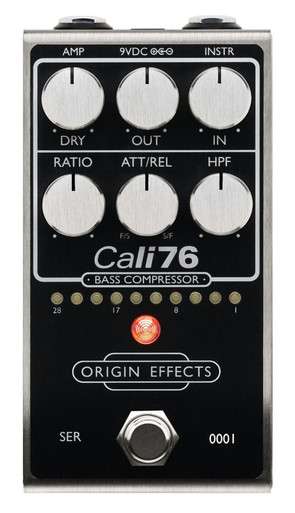 Origin Effects Cali76 Bass Compressor in Black