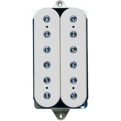 DiMarzio Super Distortion Humbucker Bridge F Spaced Pickup White - Image 4