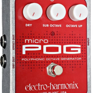 Electro Harmonix Micro Pog Octave Guitar Effects Pedal - Image 4