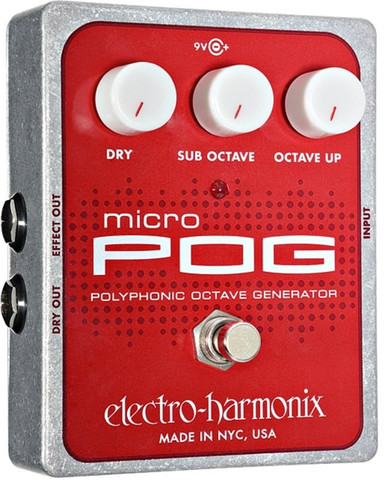 Electro Harmonix Micro Pog Octave Guitar Effects Pedal