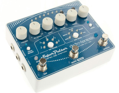 Electro Harmonix Super Pulsar Stereo Tap Tremolo Pedal