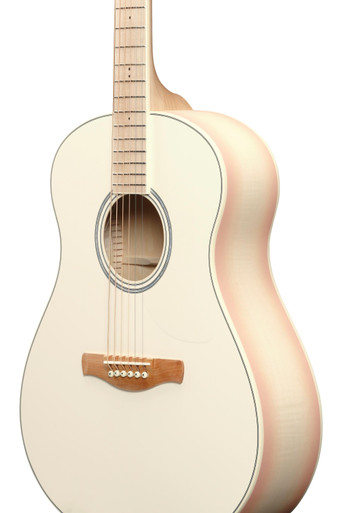 Ibanez AAM370M2E-APF Advanced Auditorium Electro Acoustic in Antique White Peach Fuzz