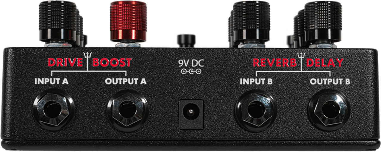AllPedal Devils Triad Jeff Loomis Signature Distortion Boost Delay Reverb Pedal - Image 5
