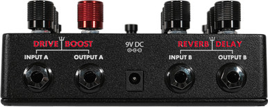 AllPedal Devils Triad Jeff Loomis Signature Distortion Boost Delay Reverb Pedal - Image 4