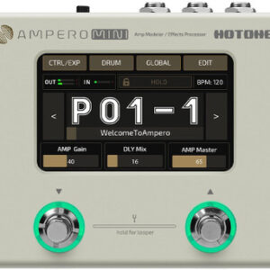 Hotone Ampero Mini Multi FX and Amp Modeller Pedal In Vanilla - Image 1