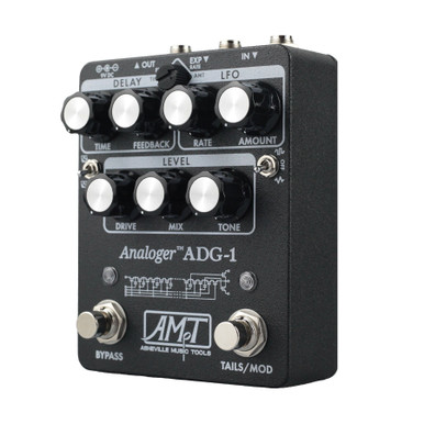 Asheville Music Tools ADG-1 Anologer Delay Pedal in Textured Black