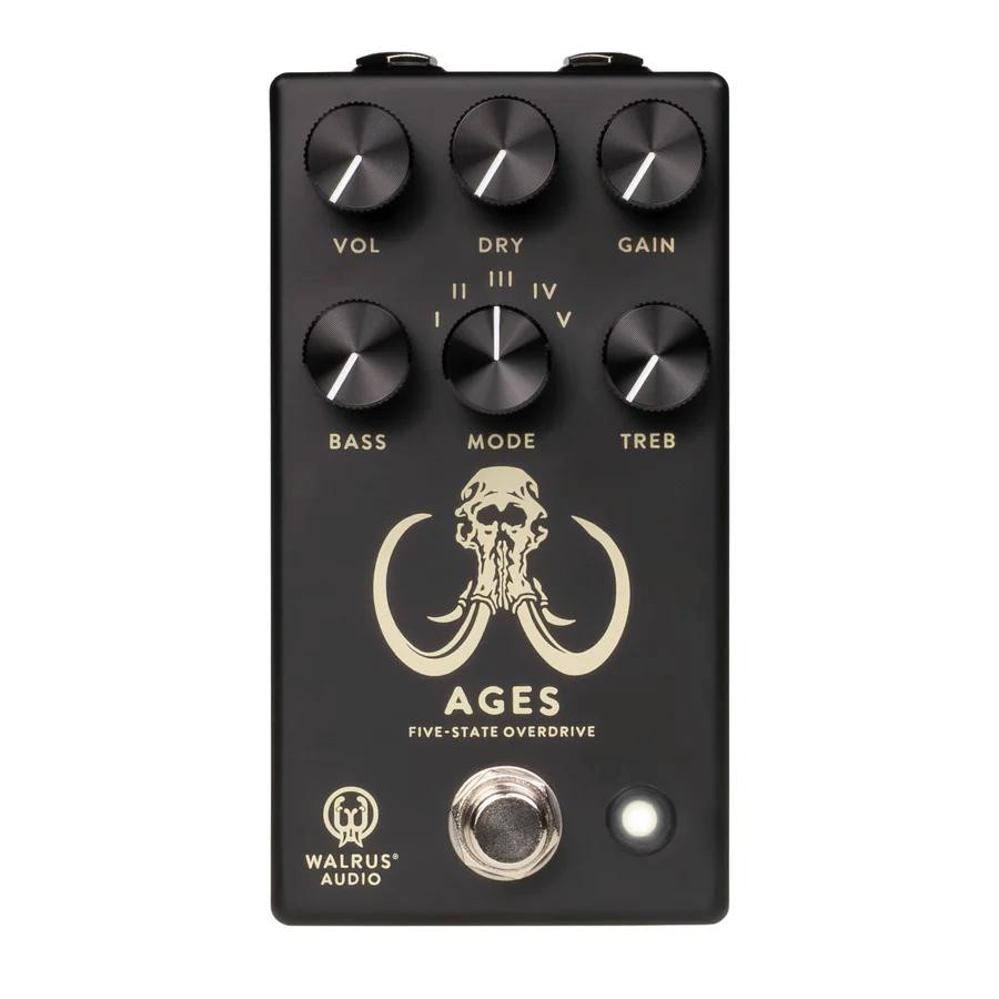 Walrus Audio Ages Overdrive Pedal with Five Selectable Gain Stages in Black - Image 3