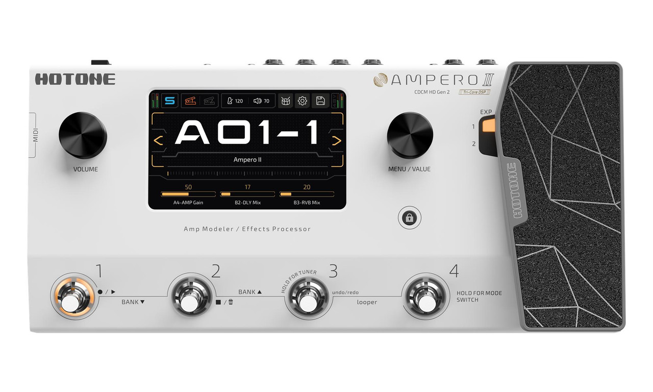 B Stock : Hotone Ampero II Multi-FX & Amp Modelling Pedal - 001