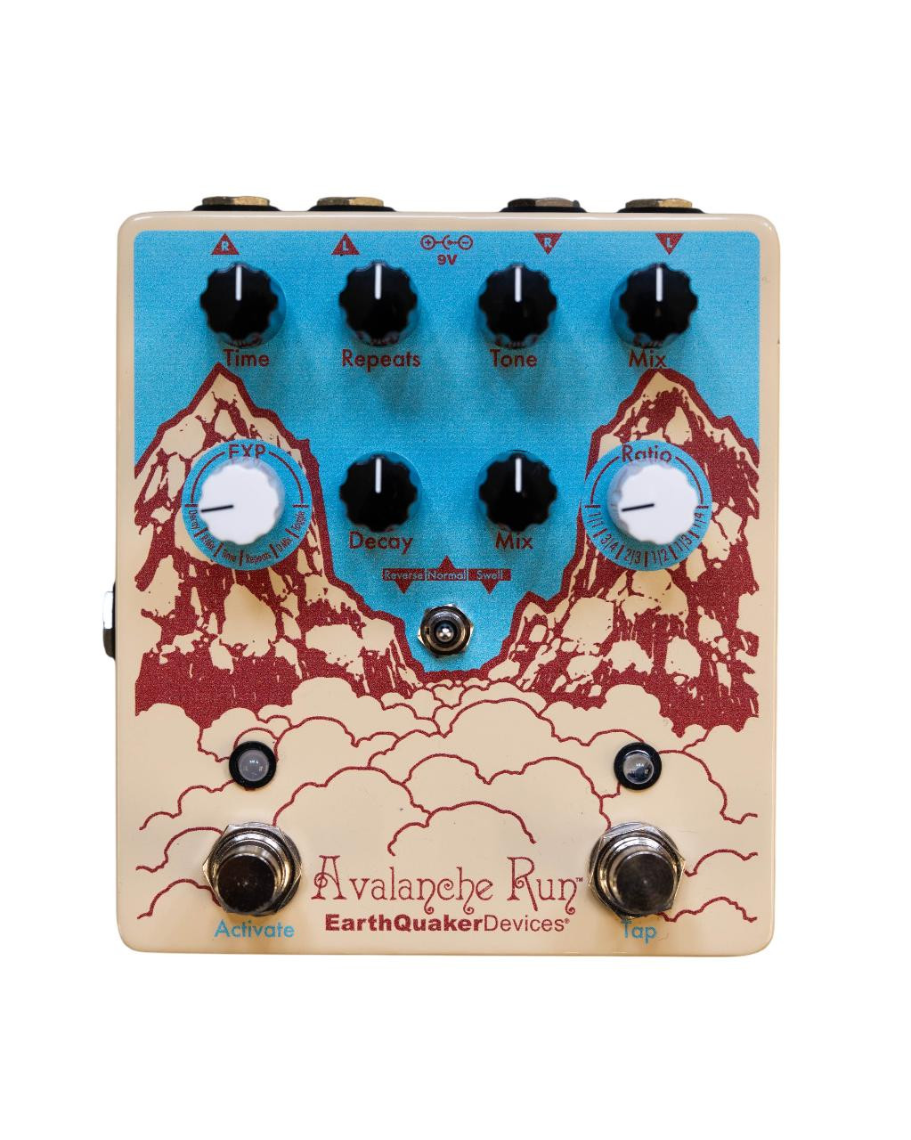 EarthQuaker Devices Avalanche Run V2 Stereo Reverb and Delay Pedal Custom Colourway - Image 1
