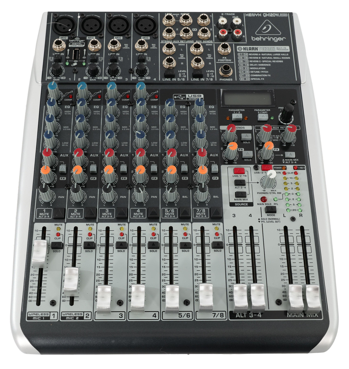 B Stock : Behringer QX1204USB Analog Mixer with Effects - 008