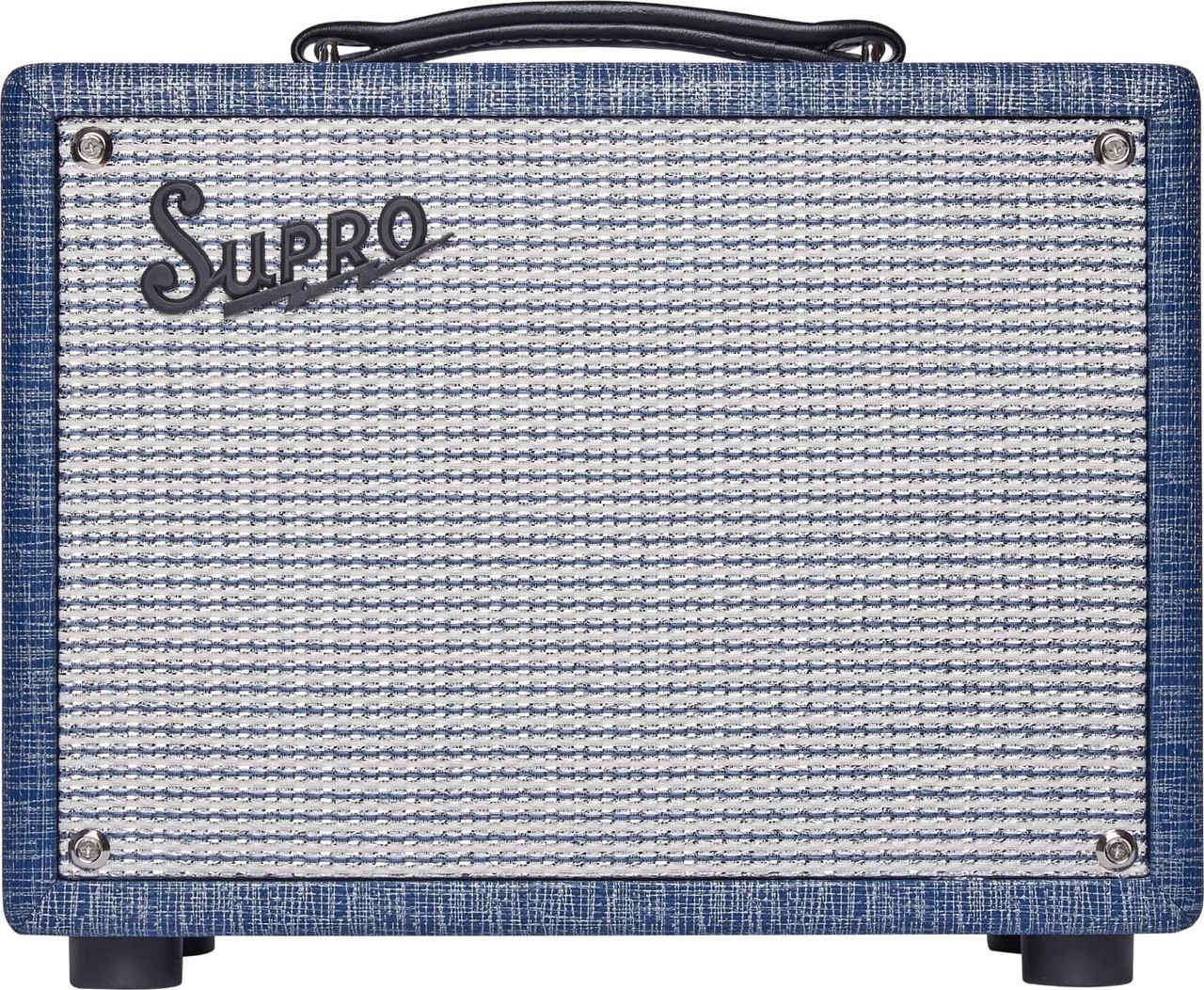 B Stock : Supro 64 Reverb 5 Watt 1x8 Combo Blue Rhino - 004