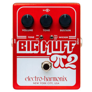 Electro Harmonix Big Muff Pi 2 Dual Op-Amp Fuzz Pedal with Tone Wicker - Image 1
