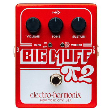 Electro Harmonix Big Muff Pi 2 Dual Op-Amp Fuzz Pedal with Tone Wicker - Image 3