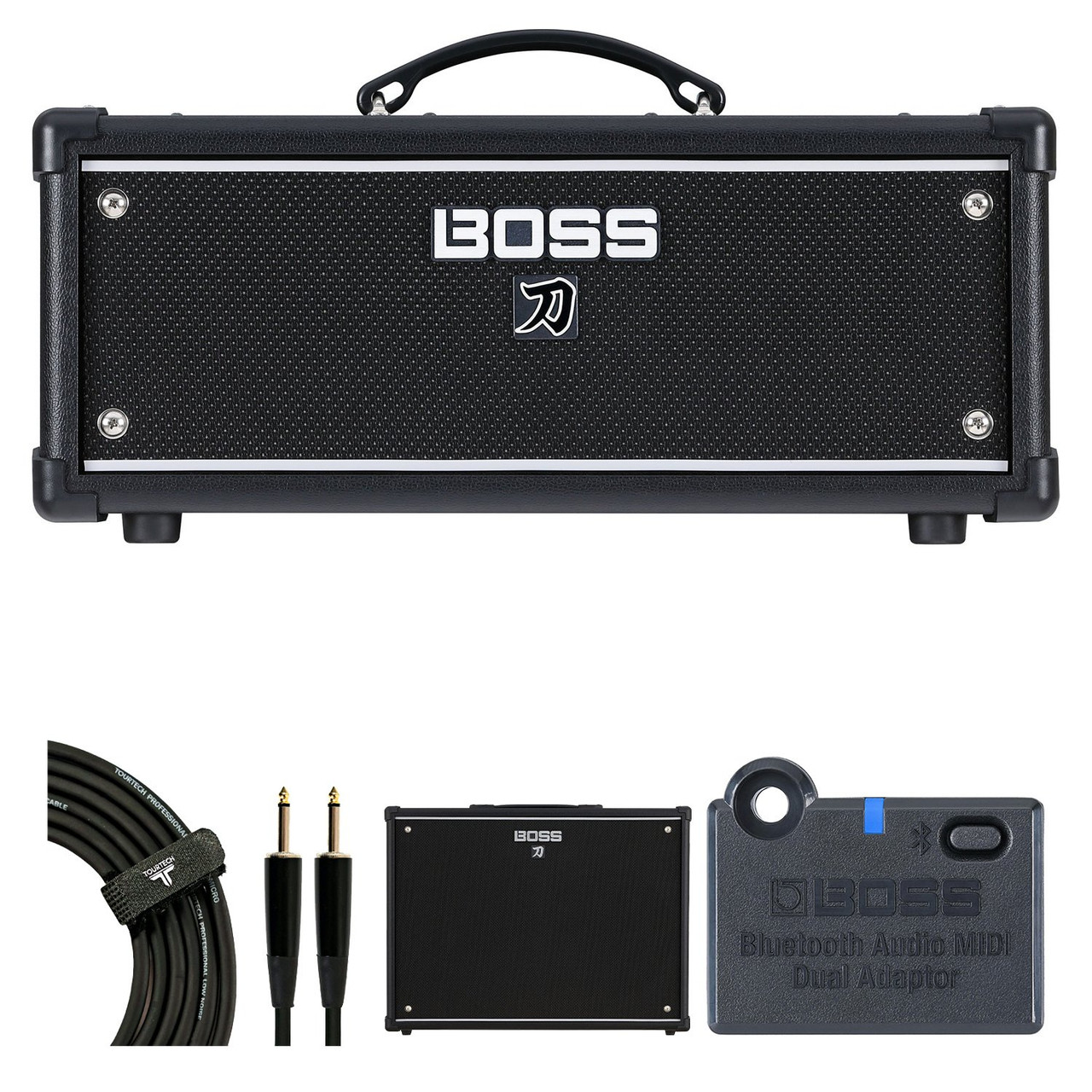 Boss Katana Head and 212 Cab Guitar Amp Bundle with Bluetooth Adapter - Image 2