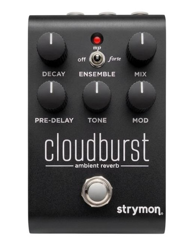Strymon Limited Edition Cloudburst Midnight Ambient Reverb Pedal in Black