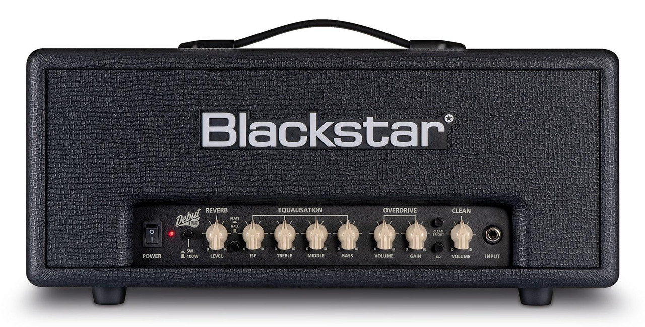 B Stock : Blackstar Debut 100RH 100W Head with Reverb in Black - 001