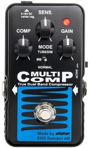 EBS Multicomp Blue Label True Dual Band Compressor Pedal - Image 6