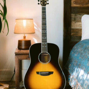 Orangewood Echo Live Dreadnought Electro Acoustic Guitar in Vintage Sunburst Gloss - Image 4