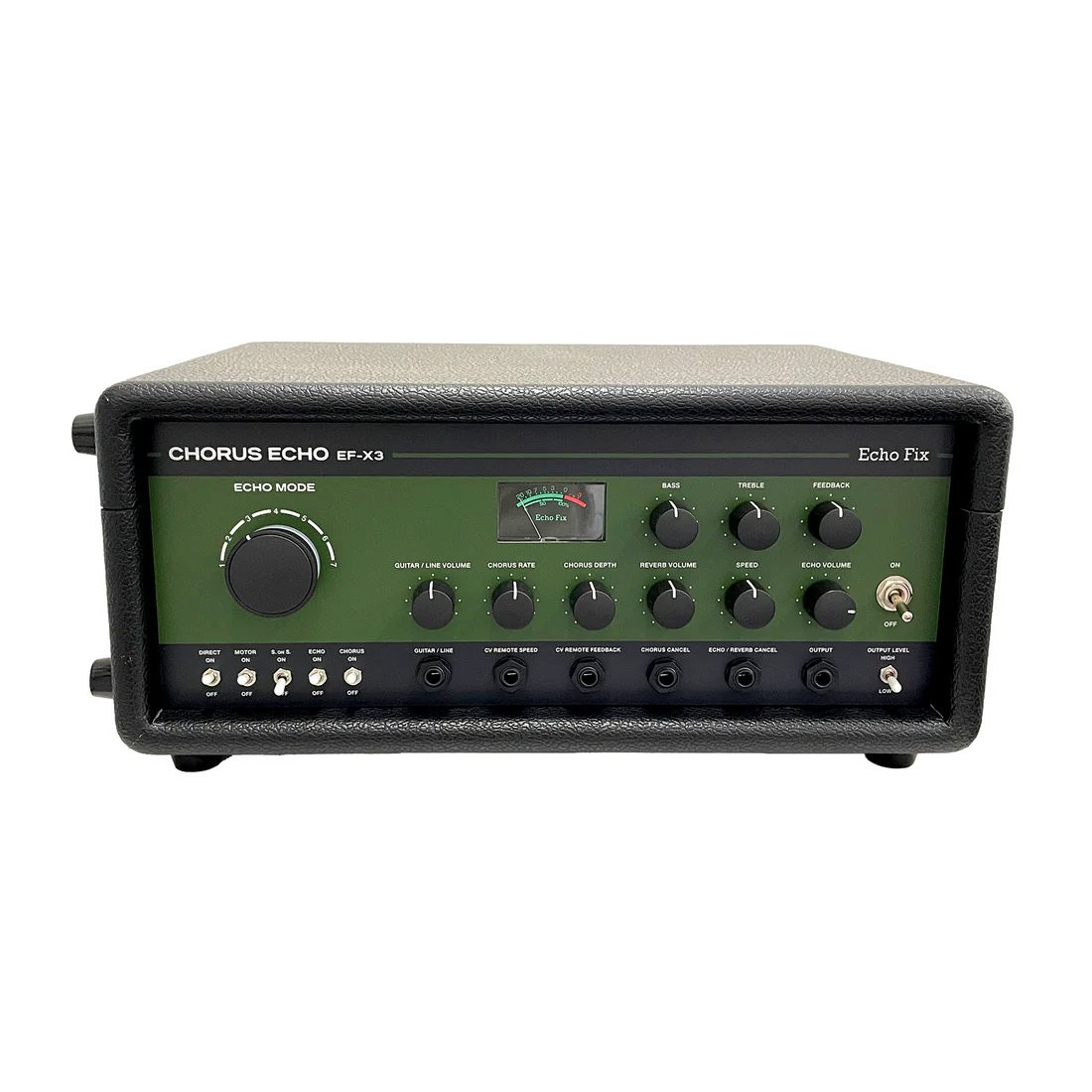 Echo Fix EF-X3 Tolex Enclosure Chorus Echo with BBD Analog Chorus & Spring Reverb in gREEN - Image 2