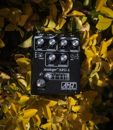 Asheville Music Tools AFG-1 Dynamic Analogue Flanger Pedal in Textured Black