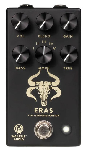 Walrus Audio Eras High Gain Distortion Pedal with Five Selectable Gain Stages in Black