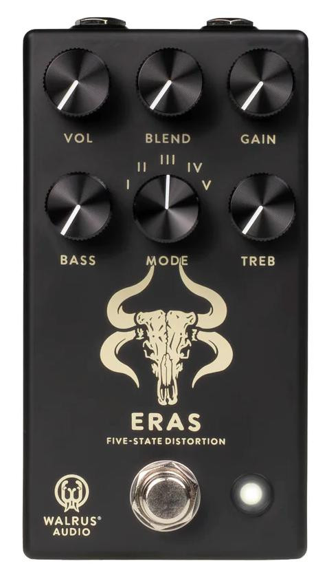 Walrus Audio Eras High Gain Distortion Pedal with Five Selectable Gain Stages in Black
