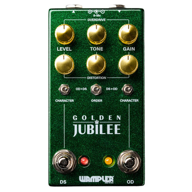 Wampler Golden Jubilee Dual Overdrive and Distortion Pedal