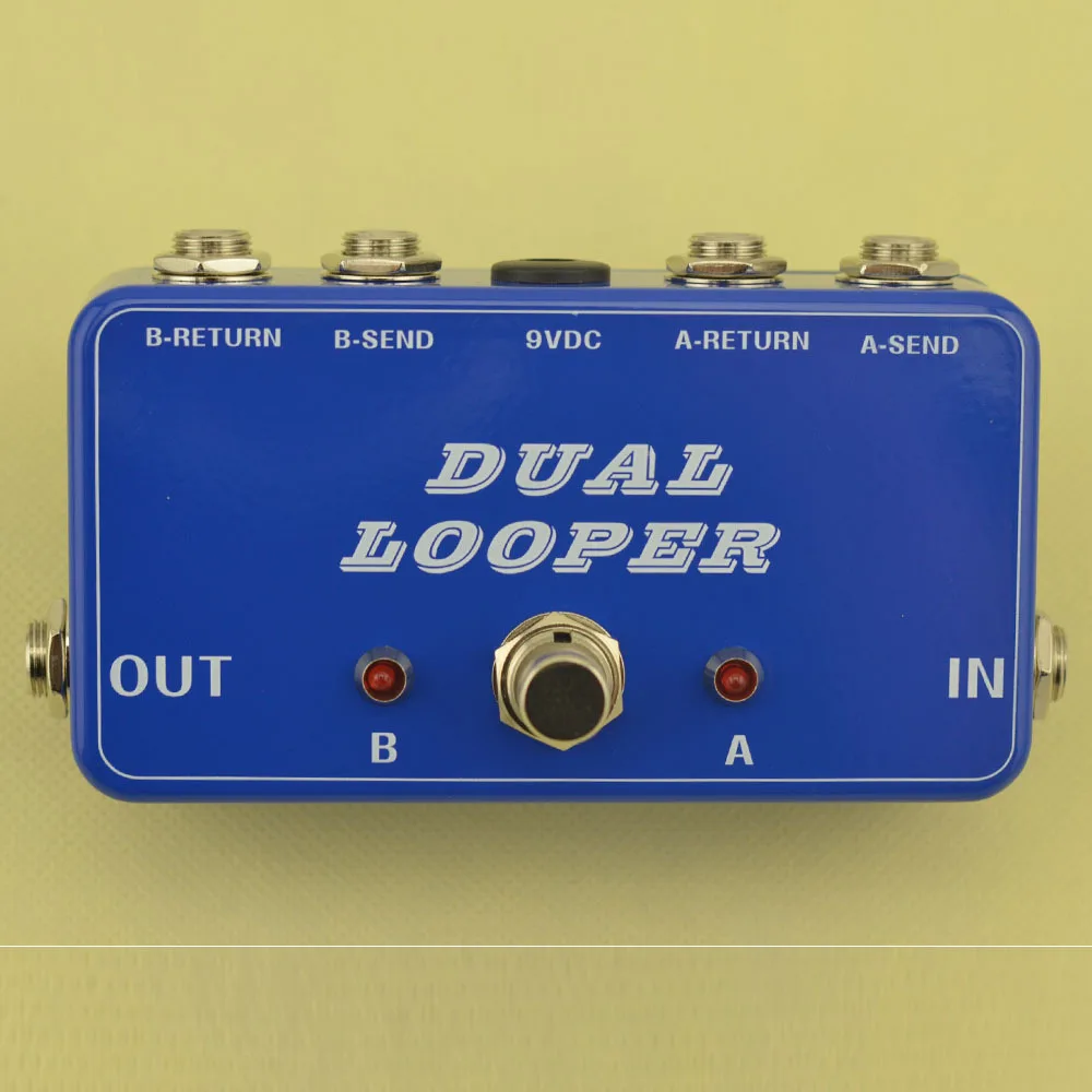 New LANDTONE Guitar Effect Pedal Dual Looper Switcher