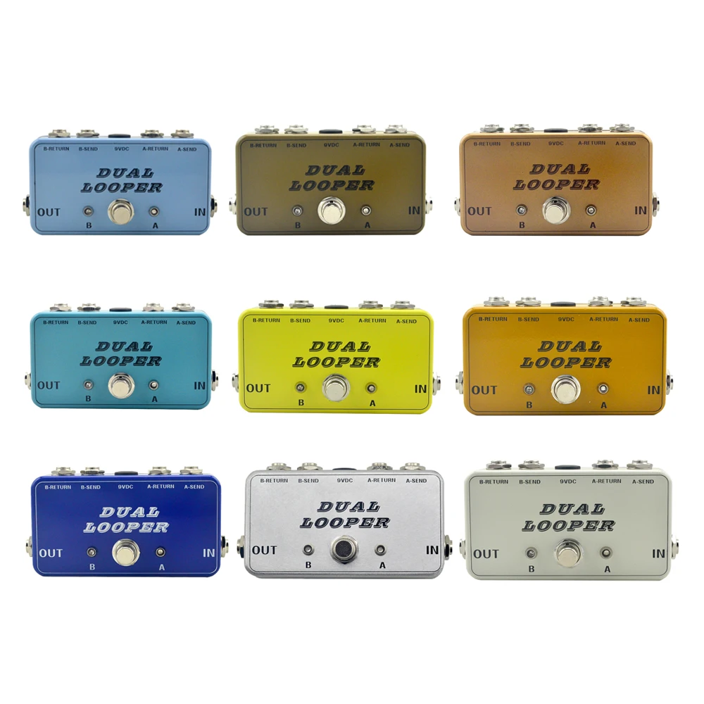 LANDTONE Guitar True-Bypass AB Looper Pedal switcher box 2 channel pedal acoustic guitar accessories