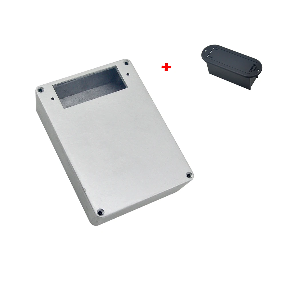 1PCS VHT Discast Aluminum Stomp Box Enclosure With Black Battery Box for VHT Guitar Effect Pedal Project