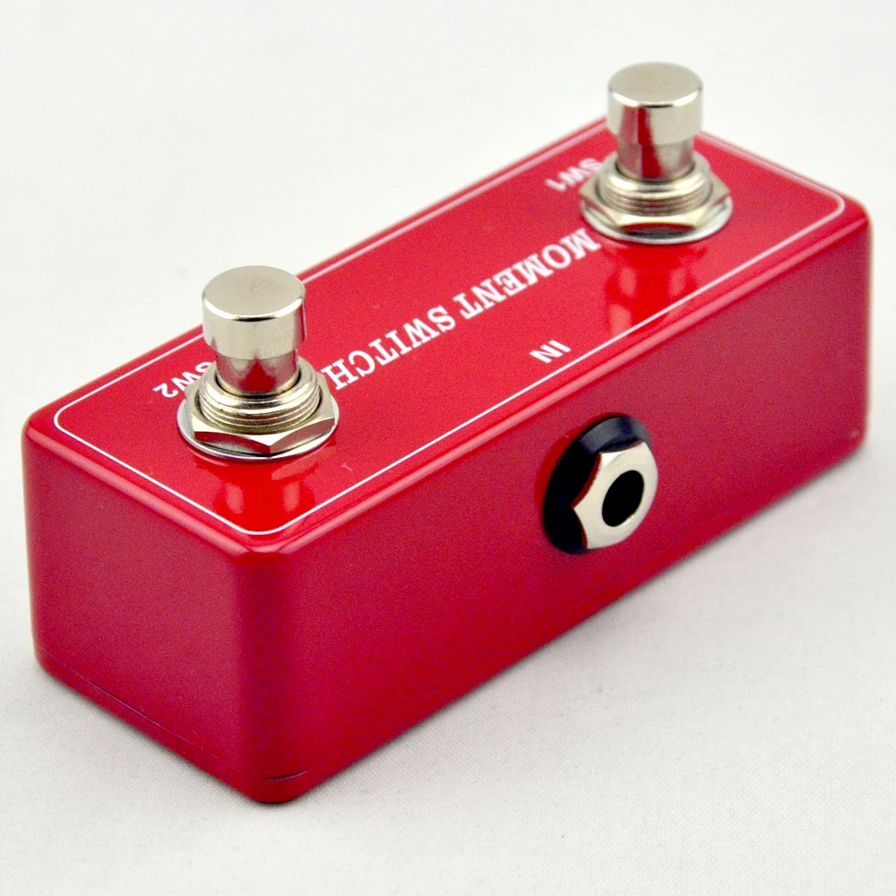 NEW LANDTONE Dual Button Momentary Footswitch Stomp Box OFF-(ON) For Guitar AMP