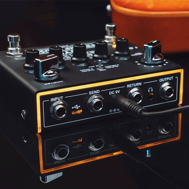 Joyo R-18 Home Studio Distortion Fx Processor Digital Preamp Pedal W 18 Preset - Image 5