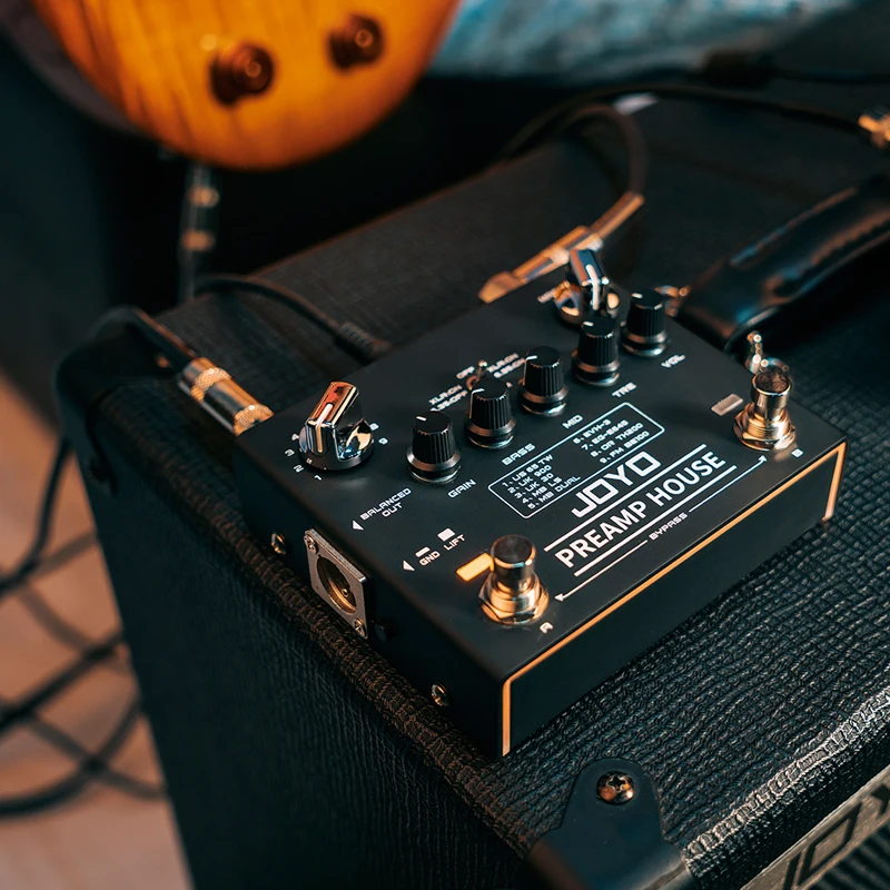 Joyo R-18 Home Studio Distortion Fx Processor Digital Preamp Pedal W 18 Preset - Image 7