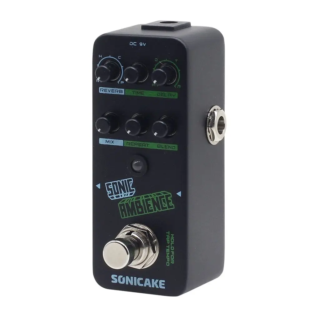 Sonicake QSS-16 Sonic Ambience Multi Mode Tap Tempo Delay Reverb 2 in 1 - Image 3