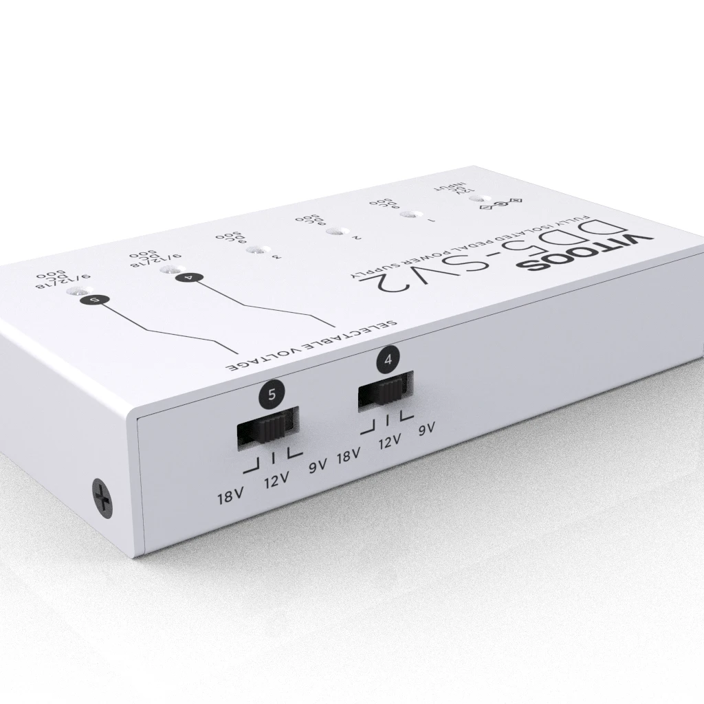 Vitoos DD5 -SV2 pedal power supply fully isolated Filter ripple Noise reduction High - Image 4