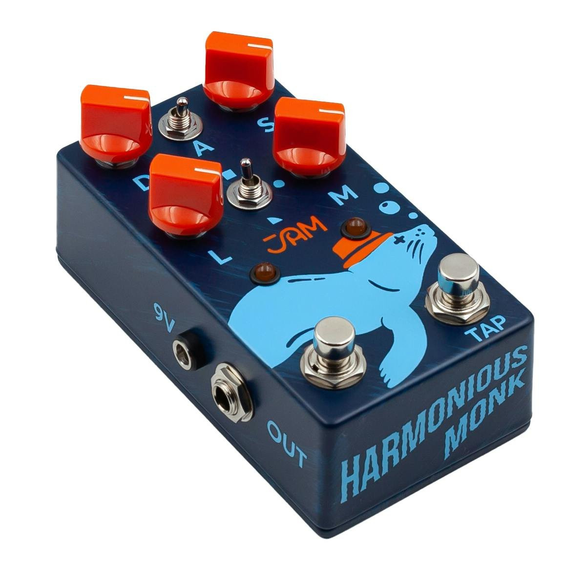 JAM Pedals Harmonious Monk Mk2 'That Pedal Show' Signature Harmonic Tremolo Pedal - Image 5