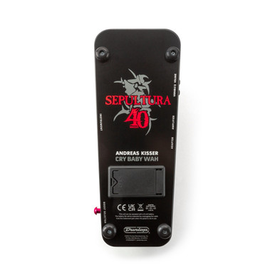 Jim Dunlop Sepultura 40th Anniversary Cry Baby Wah Pedal