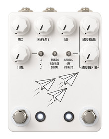 JHS Pedals Flight Delay Pedal With Tap Tempo in White - Image 2