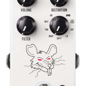 JHS Pedals Packrat 9 in 1 Rat Distortion Pedal in White - Image 4