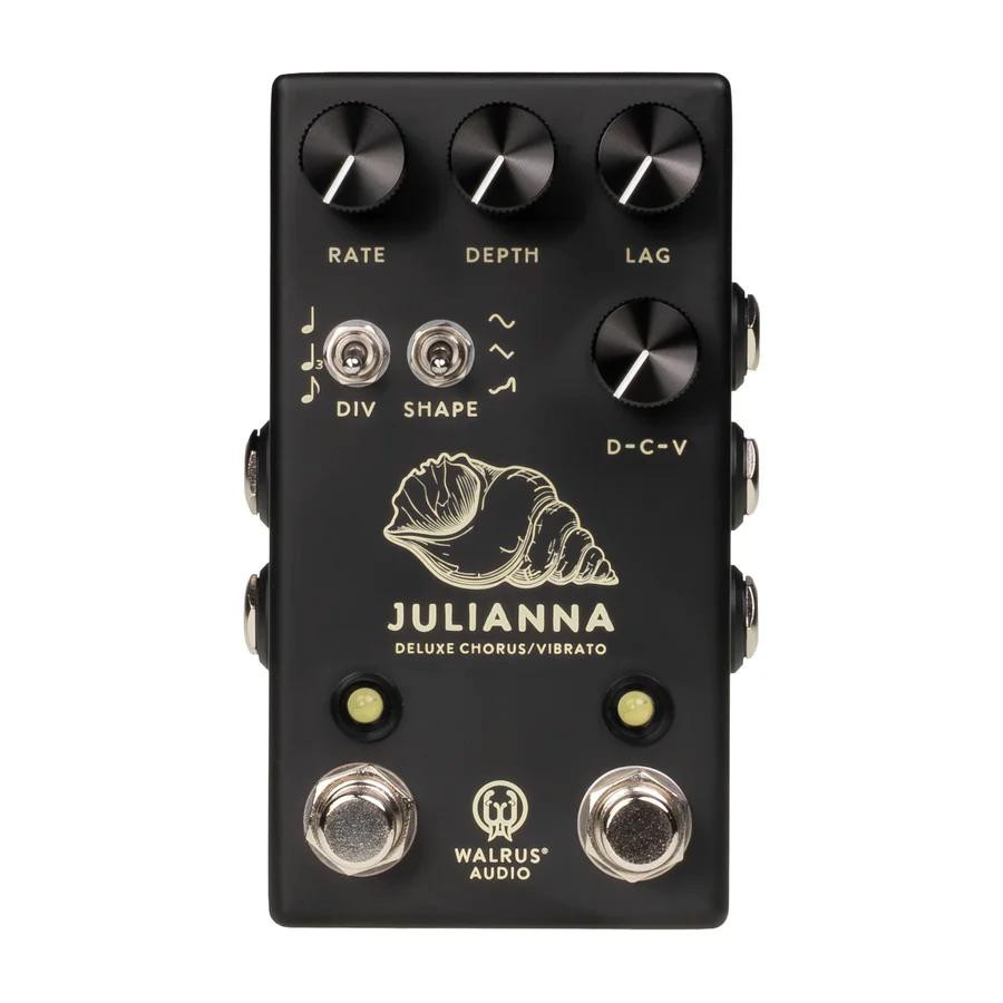 Walrus Audio Juliana Stereo Analogue Chorus & Vibrato FX Pedal in Black - Image 3