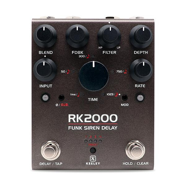 Keeley Electronics RK2000 Funk Siren Freeze Hold Delay Effects Pedal - Image 3