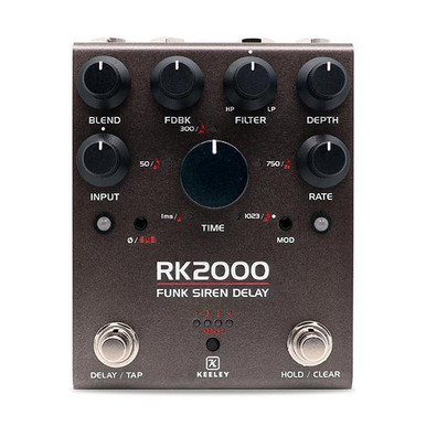 Keeley Electronics RK2000 Funk Siren Freeze Hold Delay Effects Pedal - Image 3