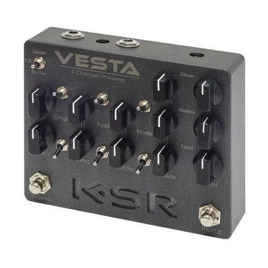 KSR Vesta 3 Channel 80s 90s Preamp Pedal - Image 4