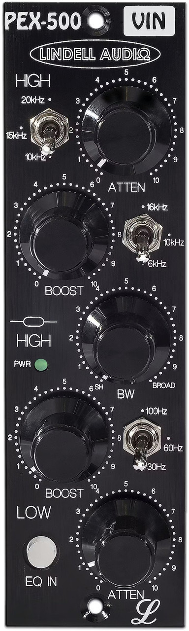 Lindell Audio PEX500VIN 1 Channel Transformer Vintage Coupled Passive EQ 500 SERIES