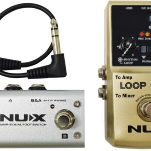 NUX Loop Core Deluxe Bundle Looper Pedal and NMP-2 Dual Footswitch - Image 4